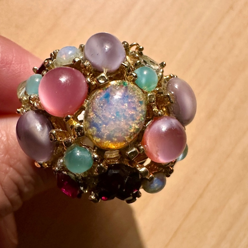 Pedre 17 Jewels Cluster Watch Ring - Adjustable - Picture 7 of 7